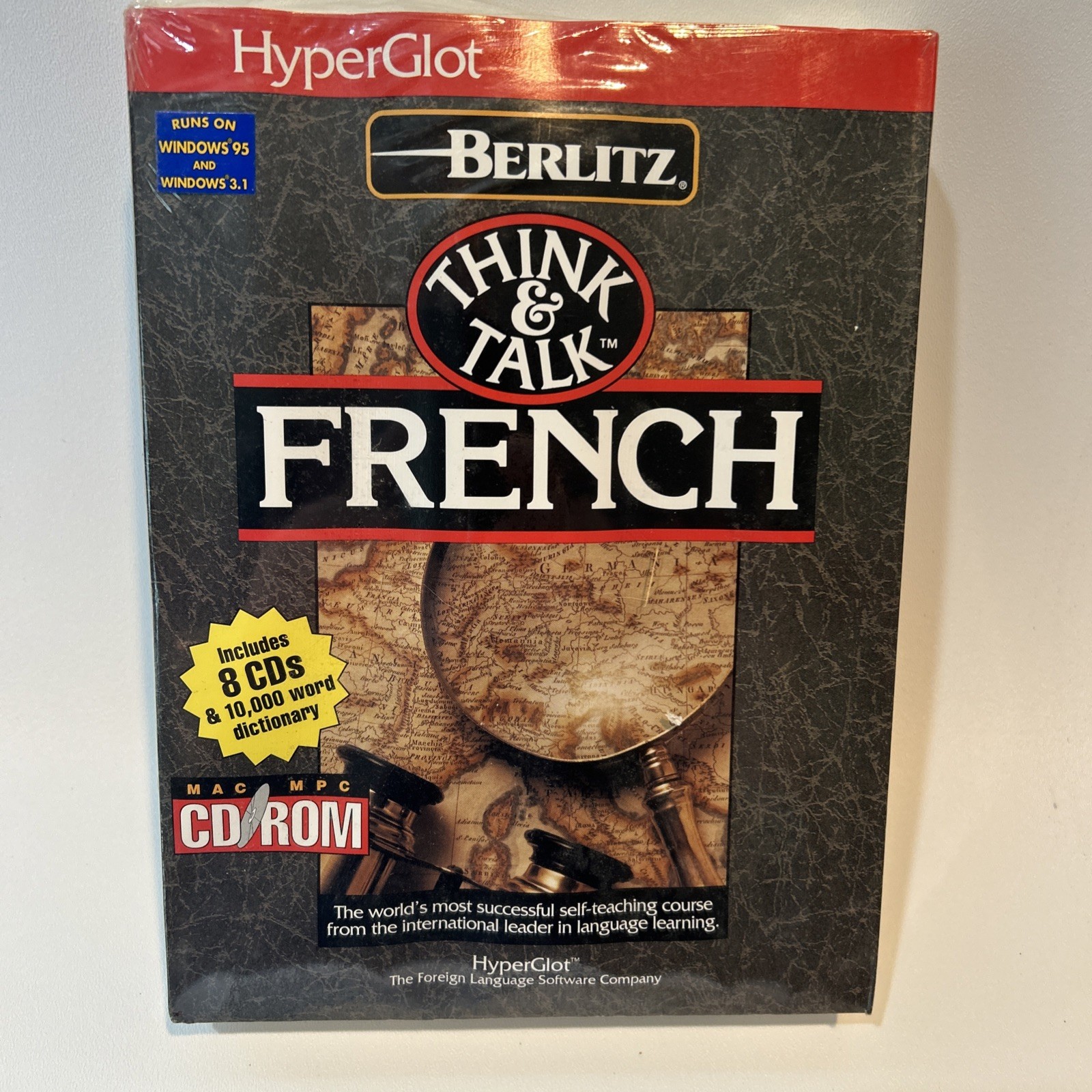 Vintage - Berlitz Think And Talk French Learning Self Language Education Sealed