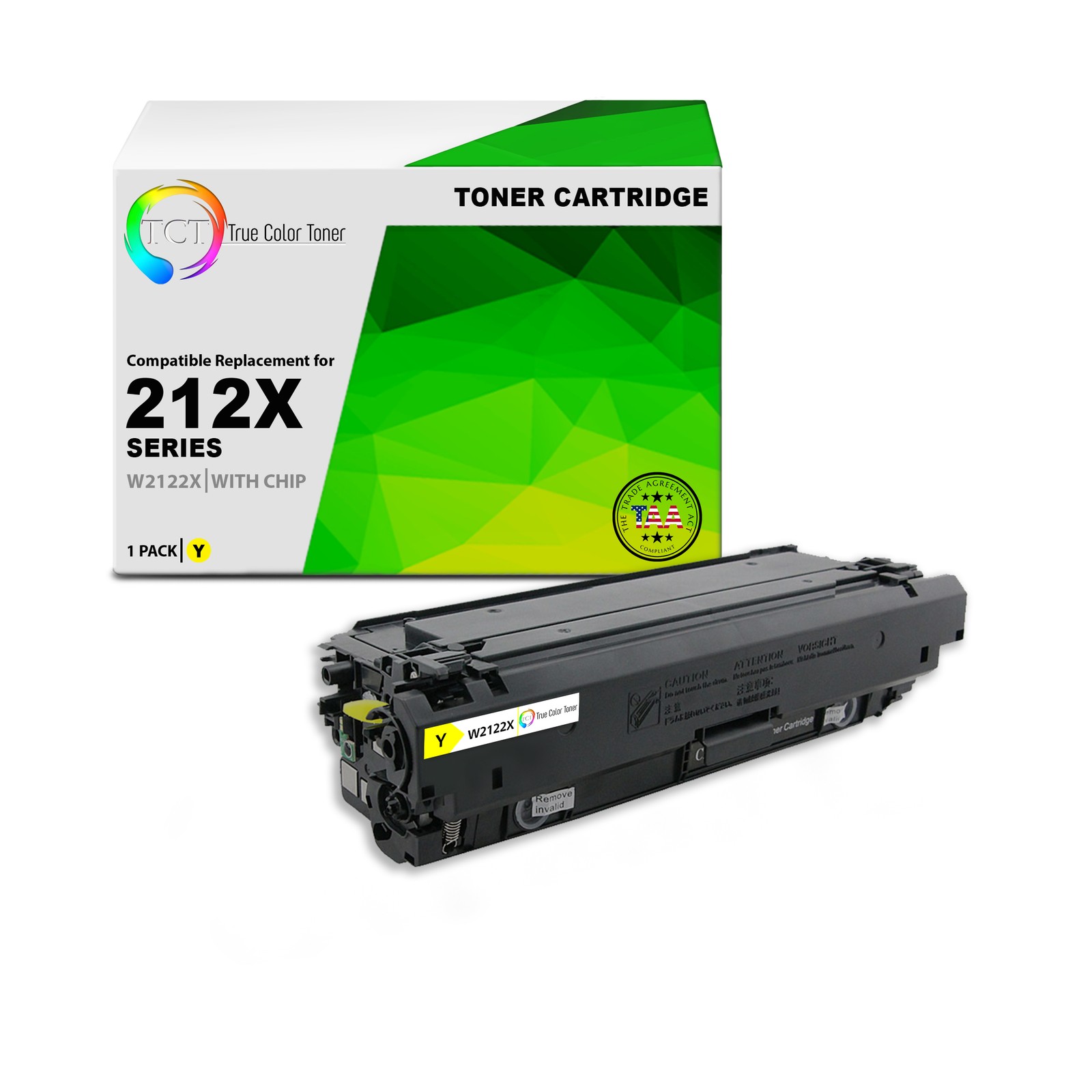 TCT W2122X TAA Compliant Toner Cartridge Replacement for HP W2122X - 212X