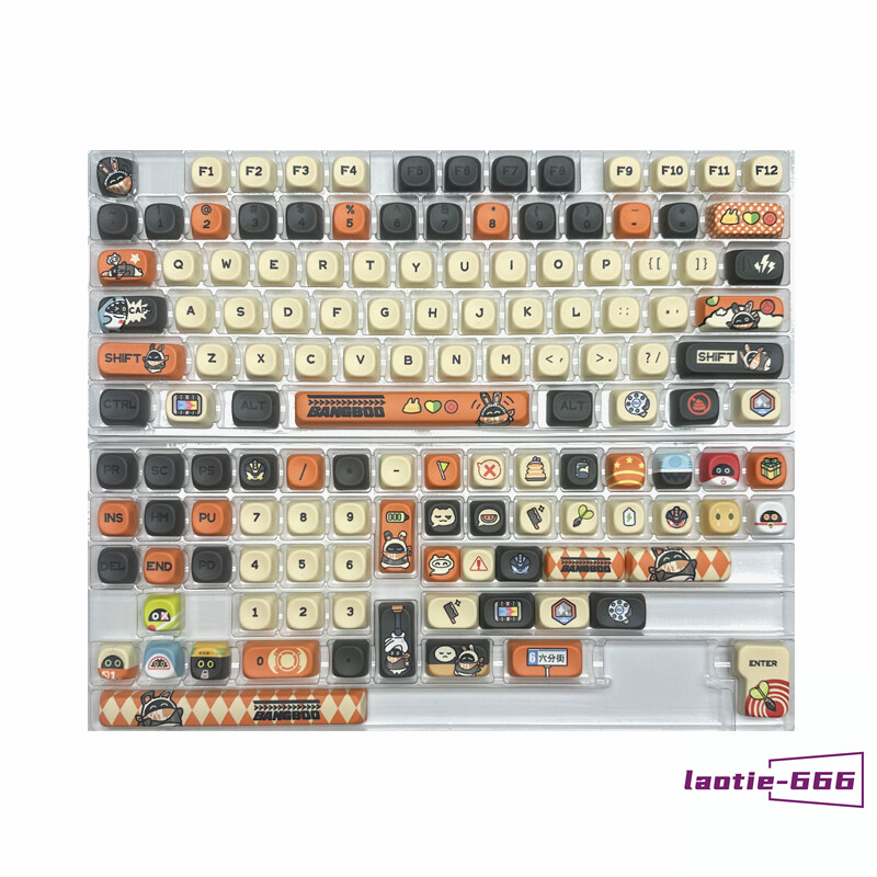 Zenless Zone Zero The Bangboo 133 Keycaps MOA Dye-sub PBT for Cherry MX Keyboard