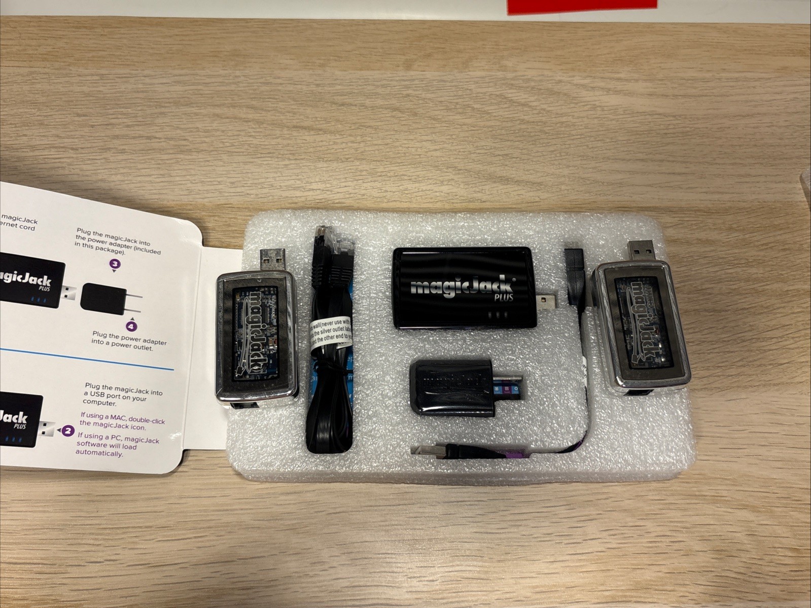 MagicJack Plus  USB Phone Adapter Internet Call And A921 Lot