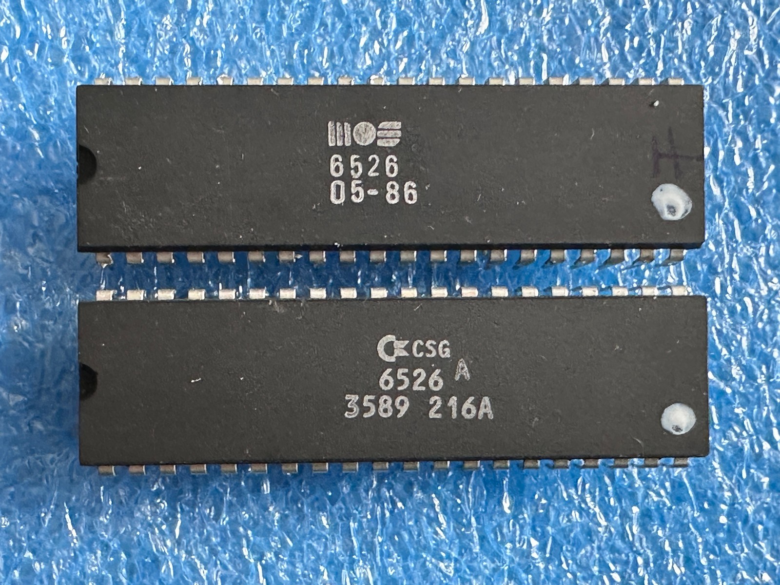 6526 ( 1 x ) MOS/CSG IC CIA for Commodore C64 / SX64 / C128 ... #05 86/35 89