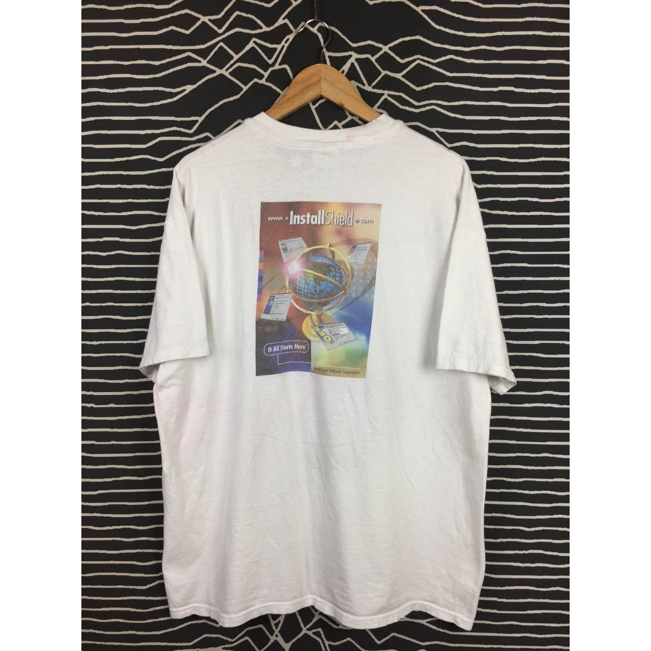 Vtg 00s InstallShield Software It All Start Here TechwearTee