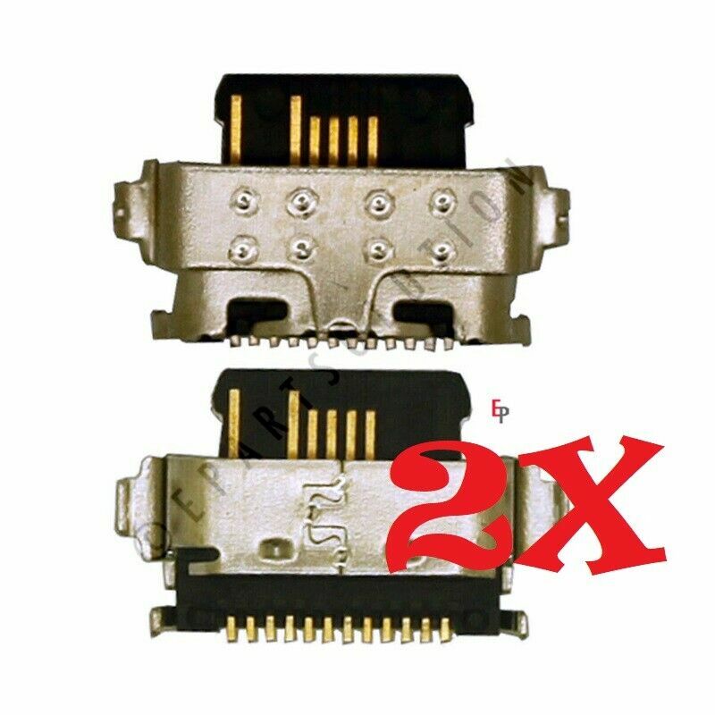 2X Alcatel Joy Tab 2 9032Z 3T 8.0" 2020 C Type USB Dock Connector Charging Port