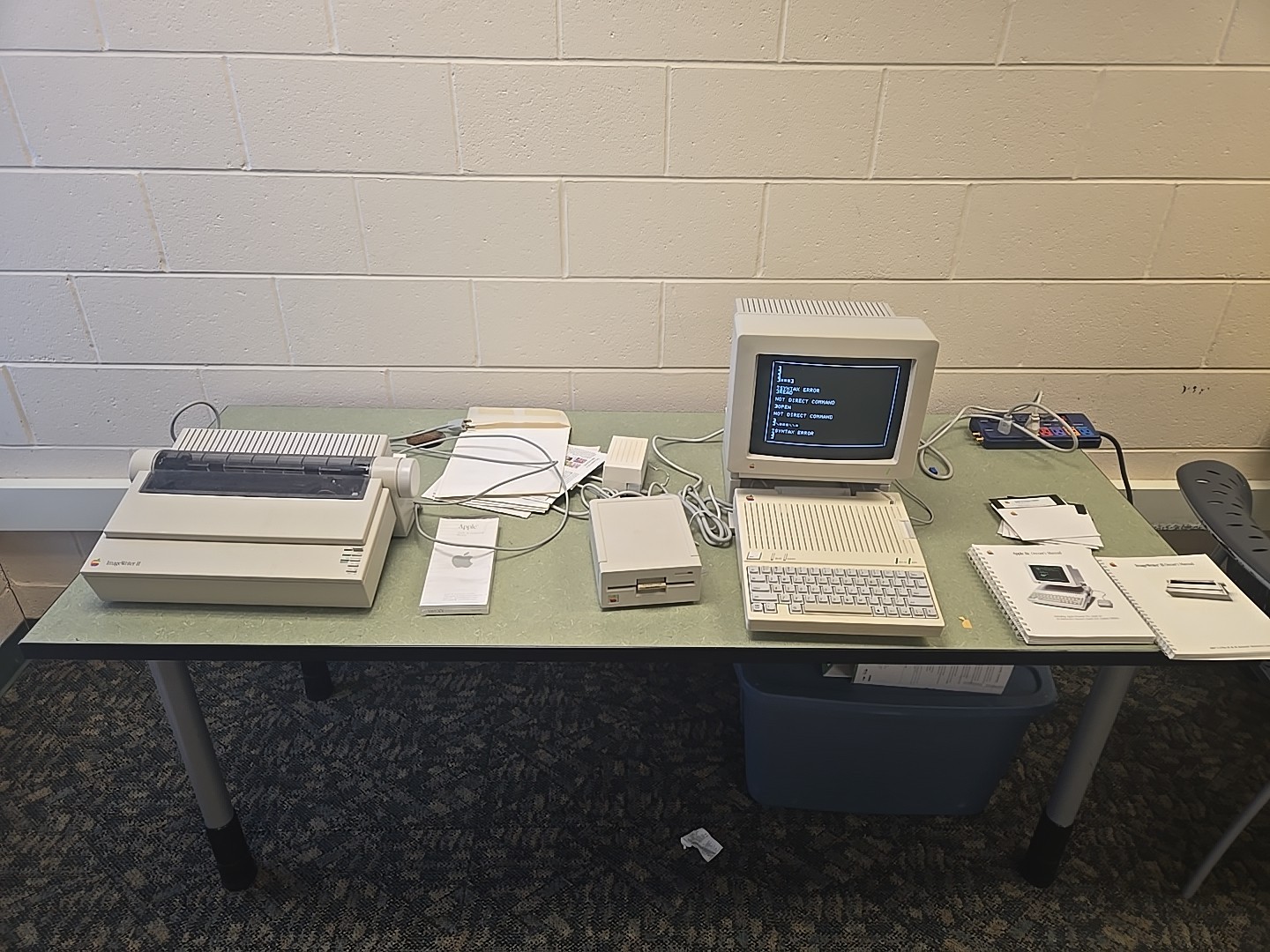Apple IIc, With Monitor/stand/cable,  3.25Flopy Drive,  Imagewriter II