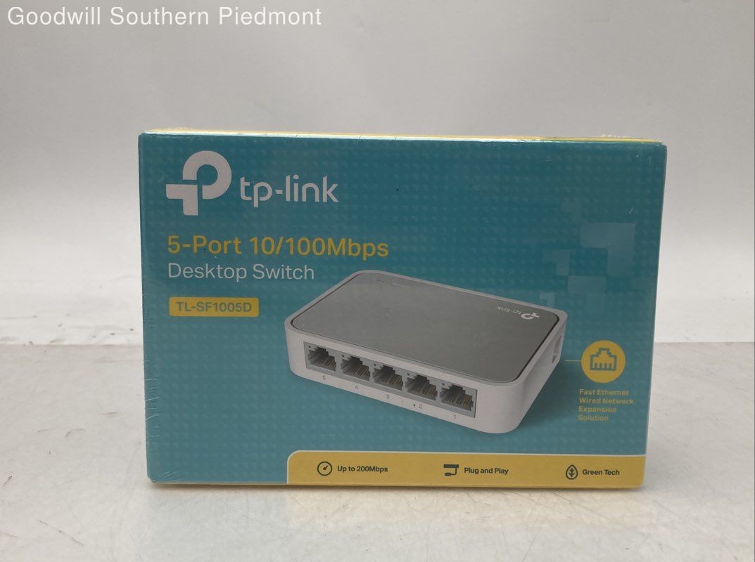 TP-Link TL-SF1005D 5-Port 10/100Mbps Desktop Switch - New