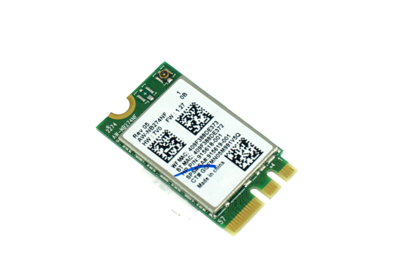 927230-855 915618-001 RTL8723DE GENUINE HP WIRELESS CARD 15-DA0014DX (CA712)
