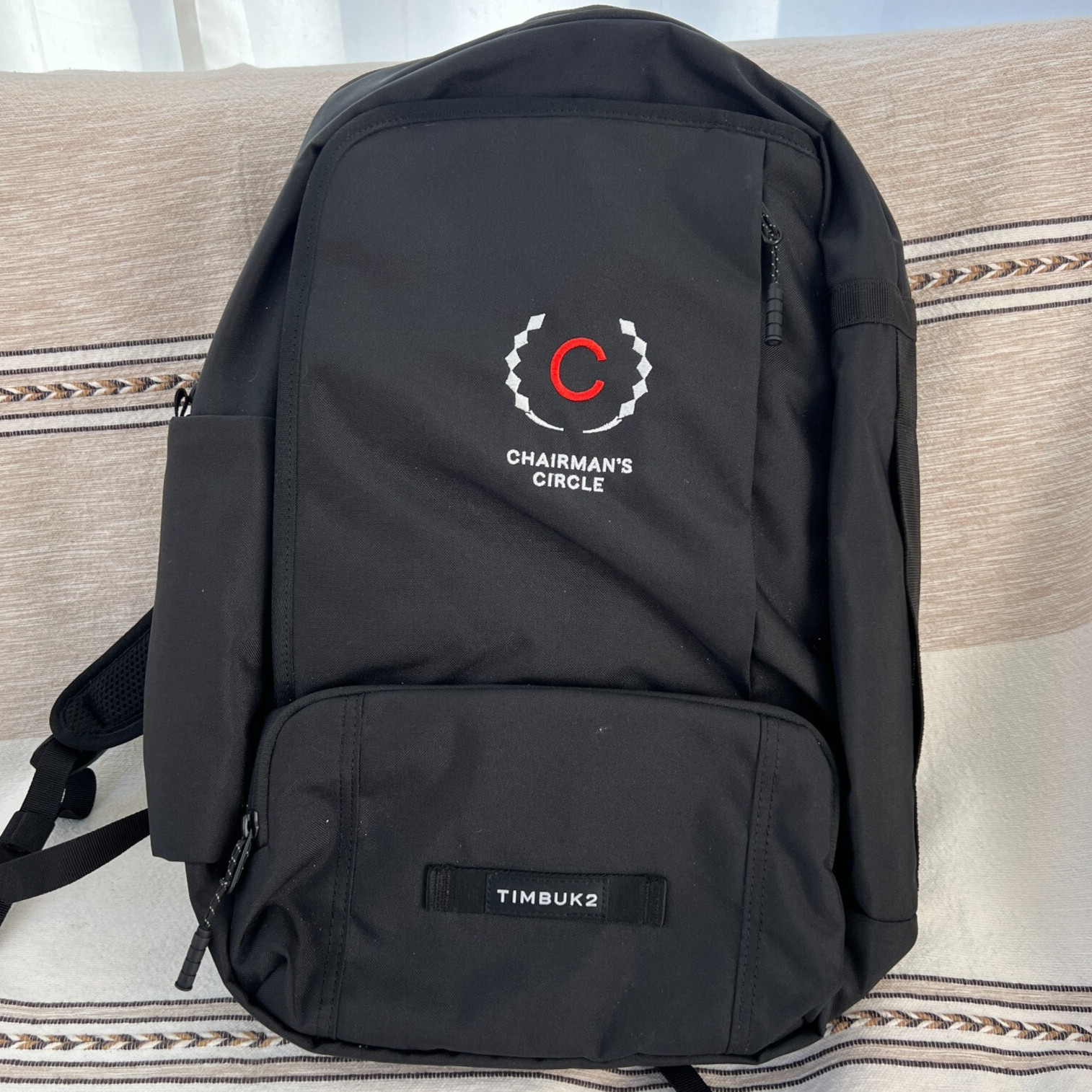 Timbuk2 Parkside Backpack Black Laptop Work Nylon Multi-Pocket Day Pack
