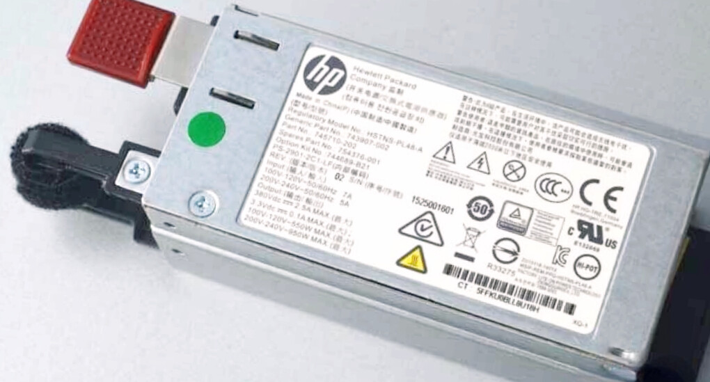 HP 754376-001 800W/900W Hot Plug Power Supply Unit for DL180 G9