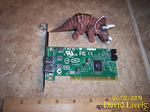 2x Lot Dell Adaptec H924H 2Port Firewire Cards IEEE1394 CN-0H924H