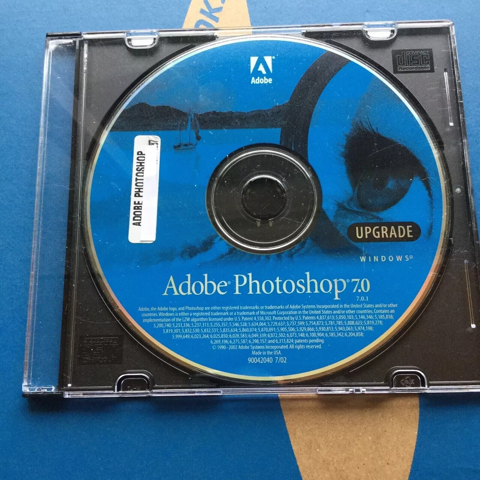 Adobe Photoshop 7.0 7 for Windows Upgrade Disc with Photoshop 5.5 Disc