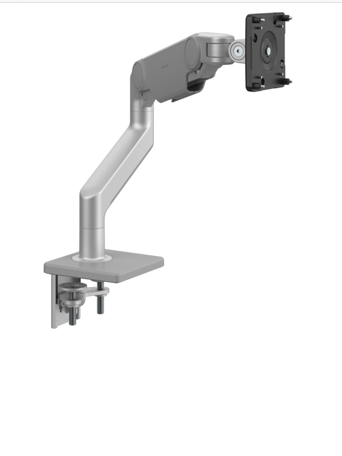 Humanscale M8.1 Pro Monitor Arm, Silver/grey, Clamp Mount- New open Box