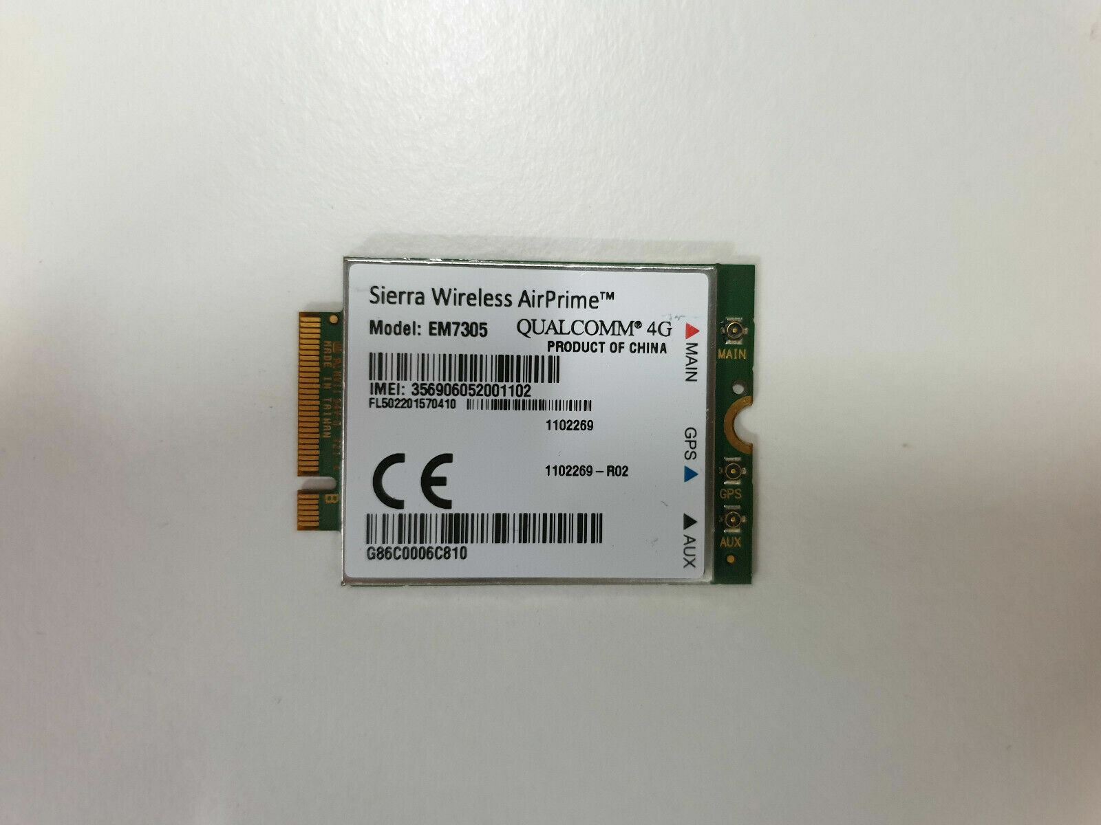 Genuine Sierra Wireless AirPrime EM7305 Qualcomm 4G M.2 WWAN Card G86C0006C810