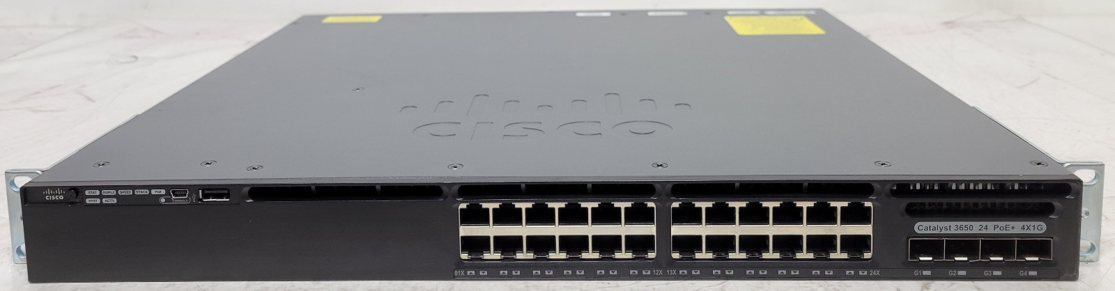 Cisco Catalyst 3650 24 Port Gigabit Switch 4x1G 780W PoE+ WS-C3650-24PS-L