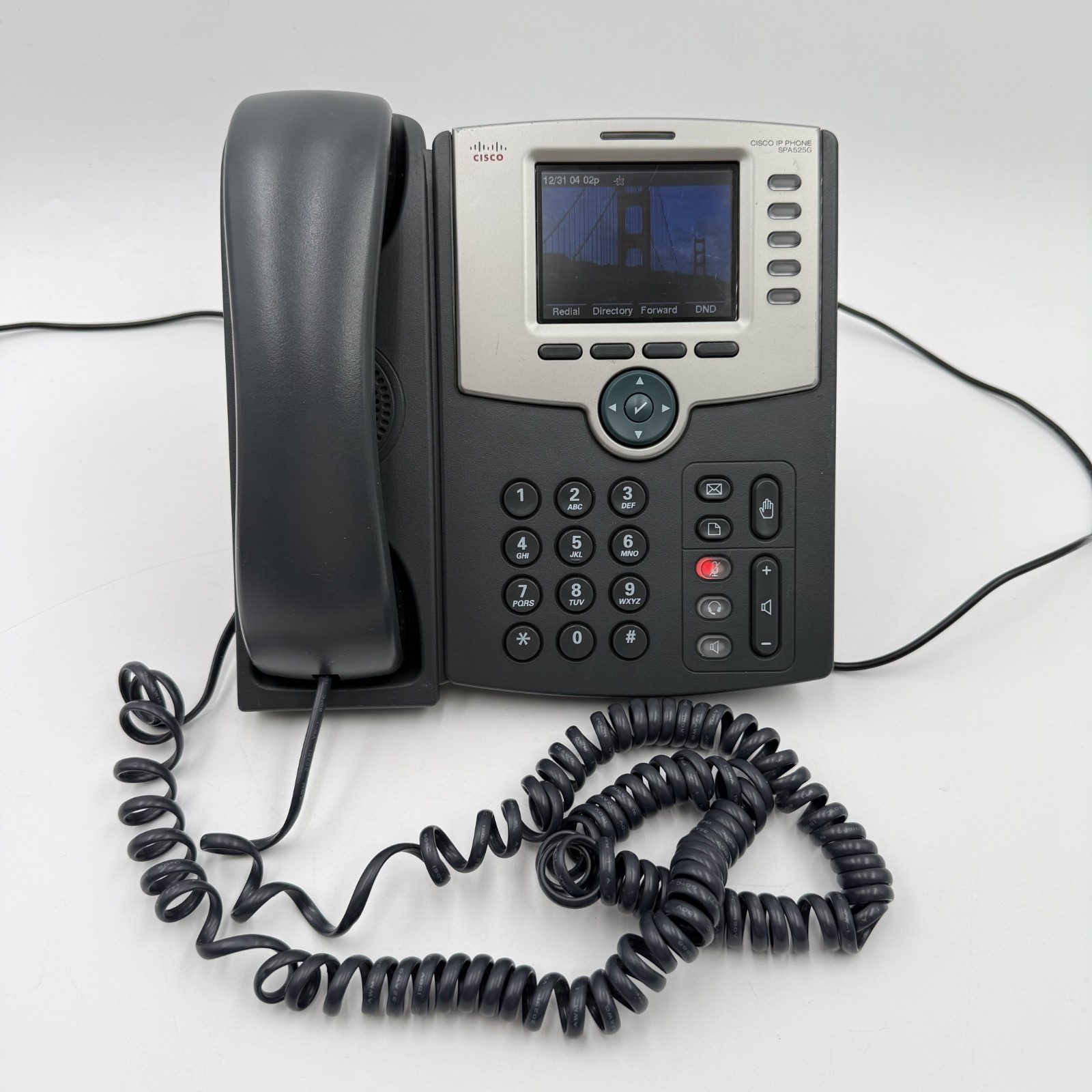 Cisco SPA525G2 5-Line IP Phone Desk Telephone Color Display Wi-Fi VoIP