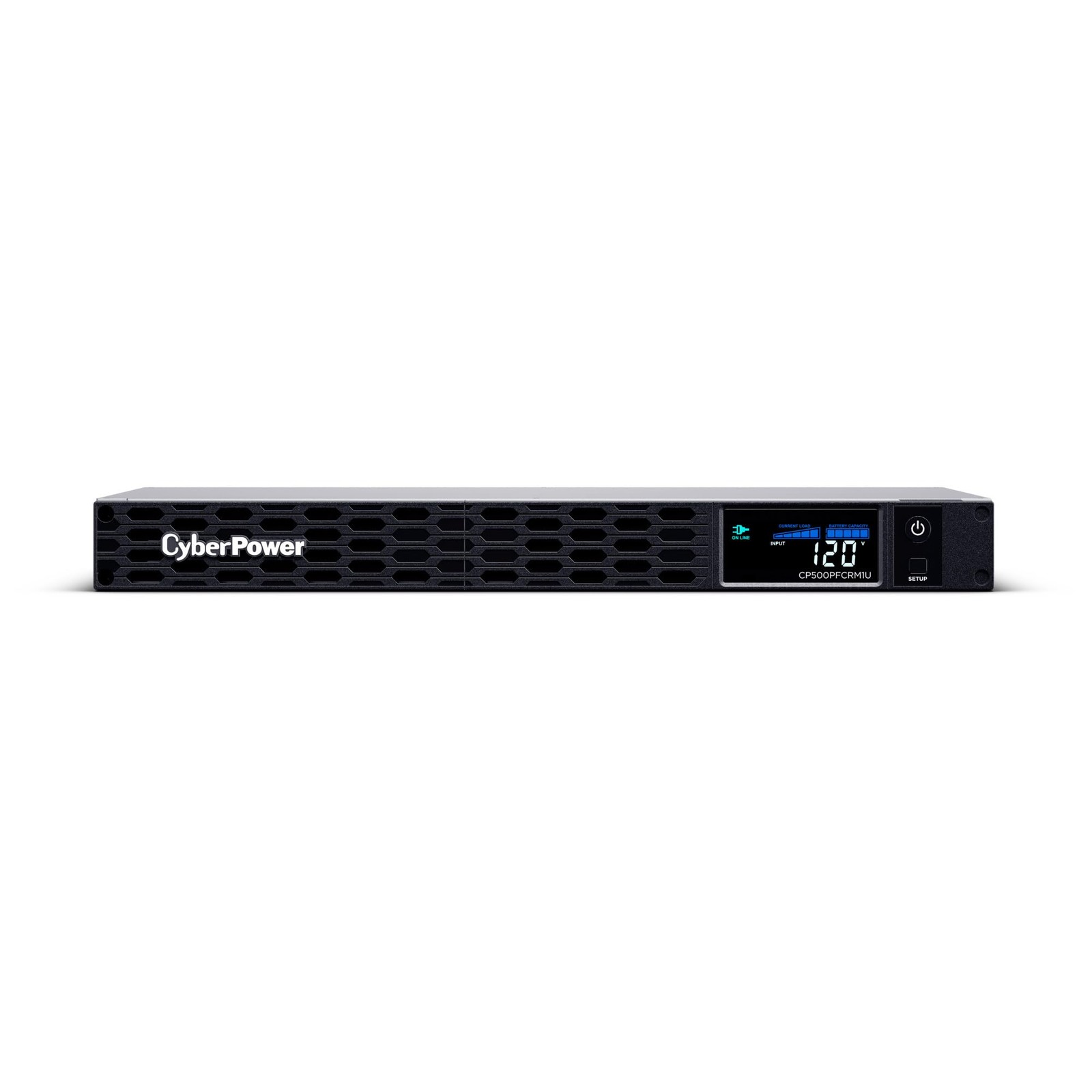CyberPower CP500PFCRM1U PFC Sinewave UPS Battery Backup and 500VA, Black