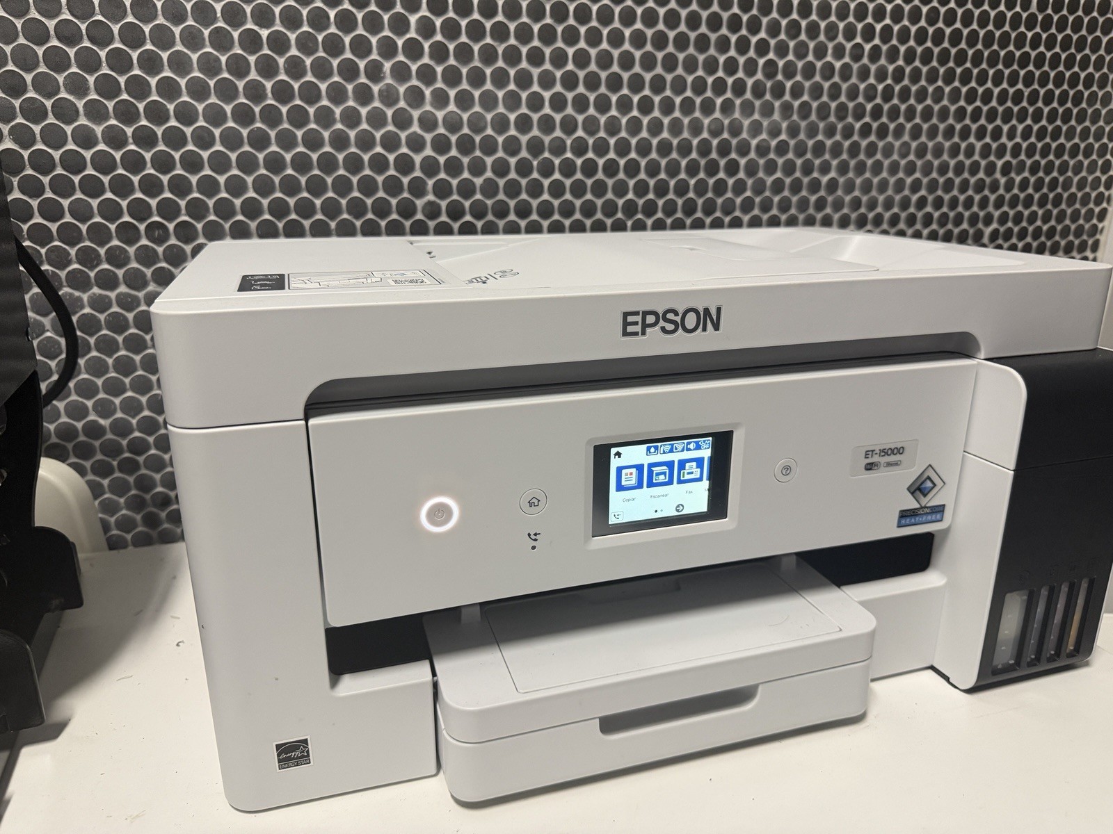 Epson EcoTank ET-15000 Wireless Wide Format Printer 13x19 Used Works Great