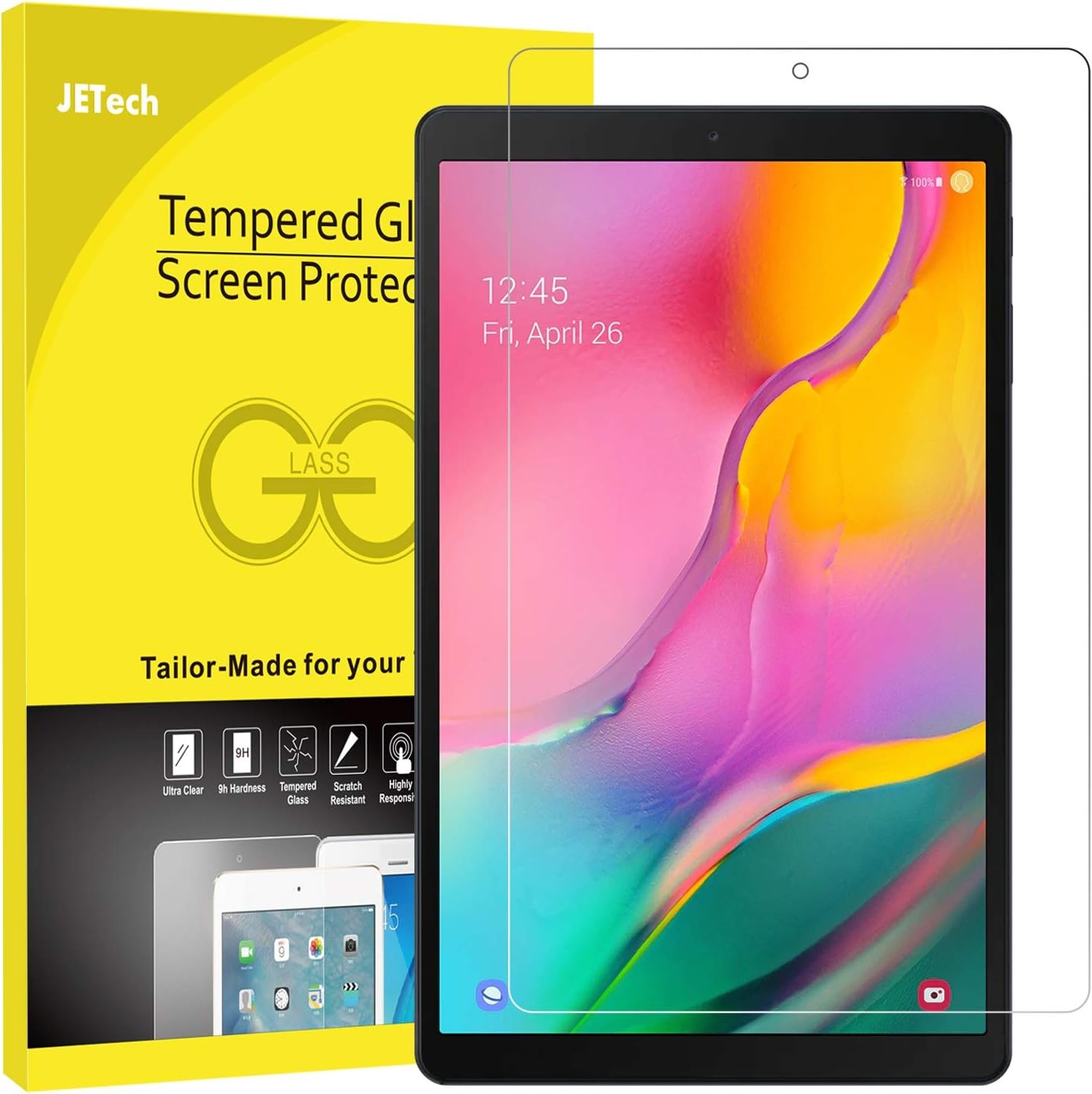 Tempered Glass Film Screen Protector for Samsung Galaxy Tab A 10.1 2019 Model