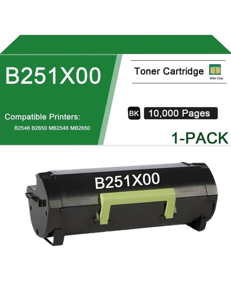 B251X00 Extra High Yield Toner Cartridge Use for B2546dw B2650dw MB2546ade MB265