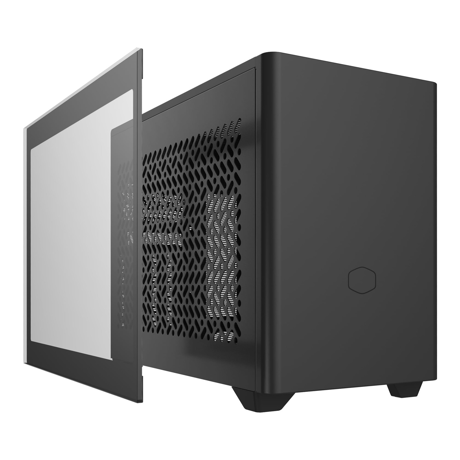 Mini Itx Computer Chassis Compact Design Vertical Gpu Support Usb Type C Black