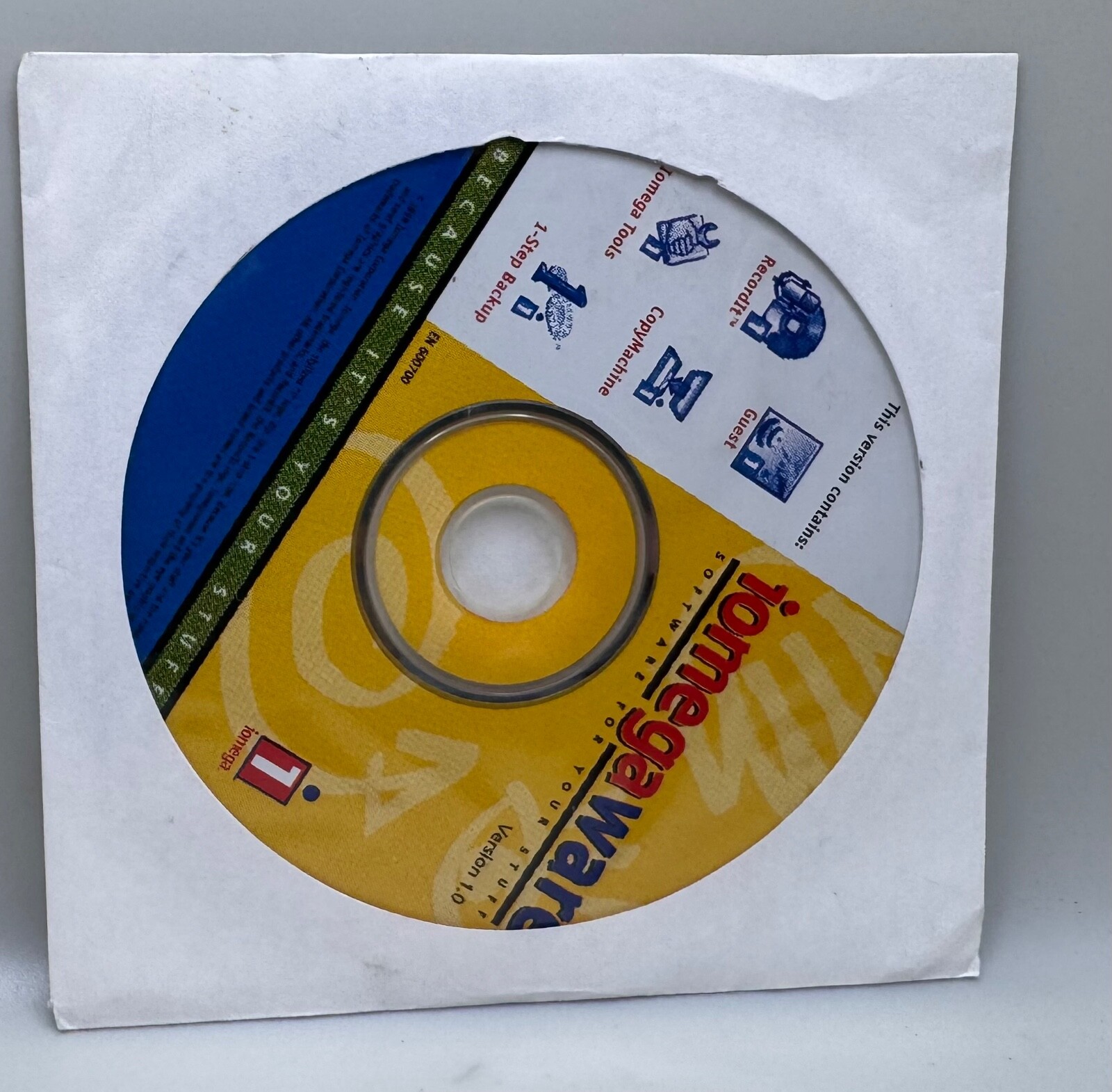 Vintage Iomegaware Version 1.0 Used 