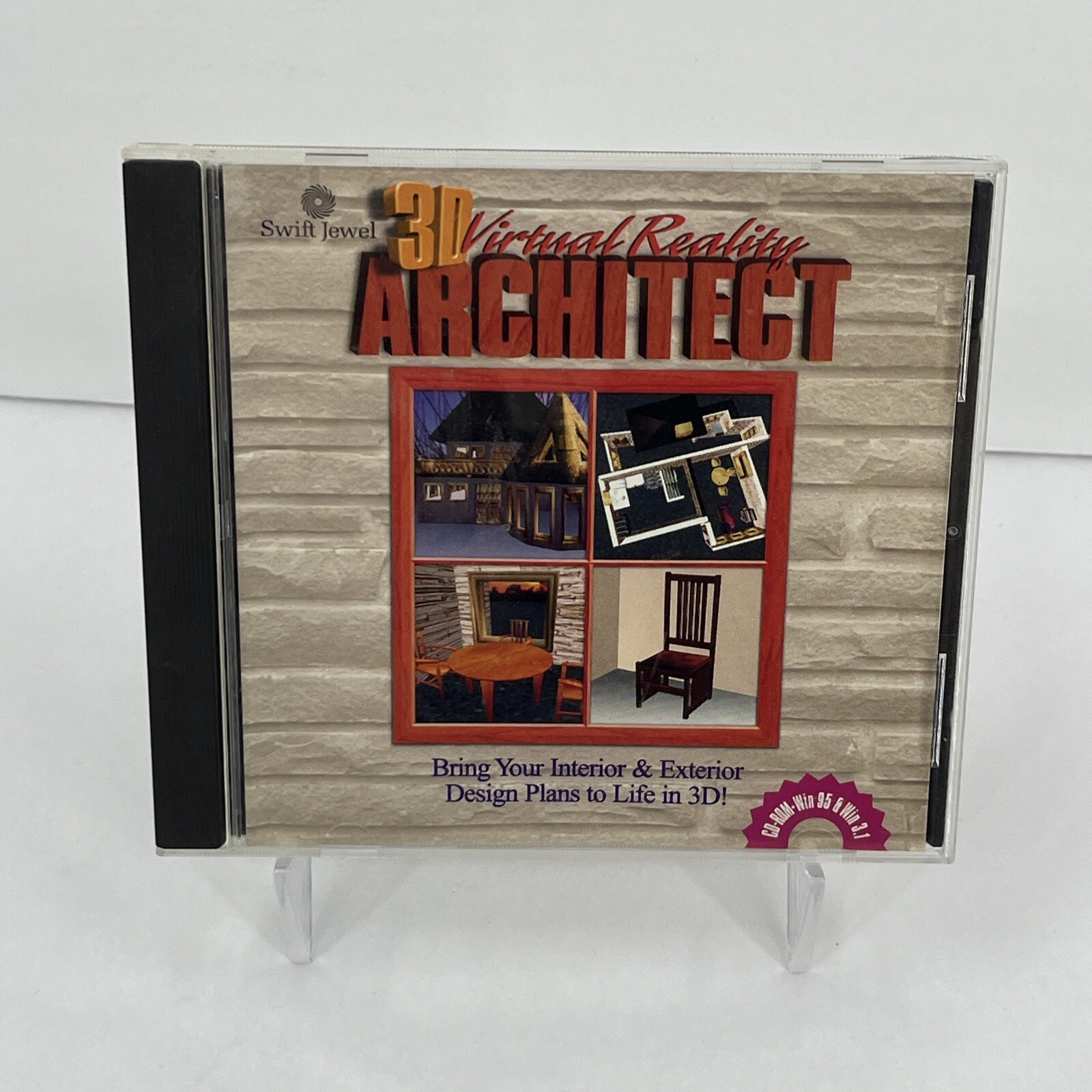 3D Virtual, Reality, Architect, Swift Jewel (CD-ROM, 1997)