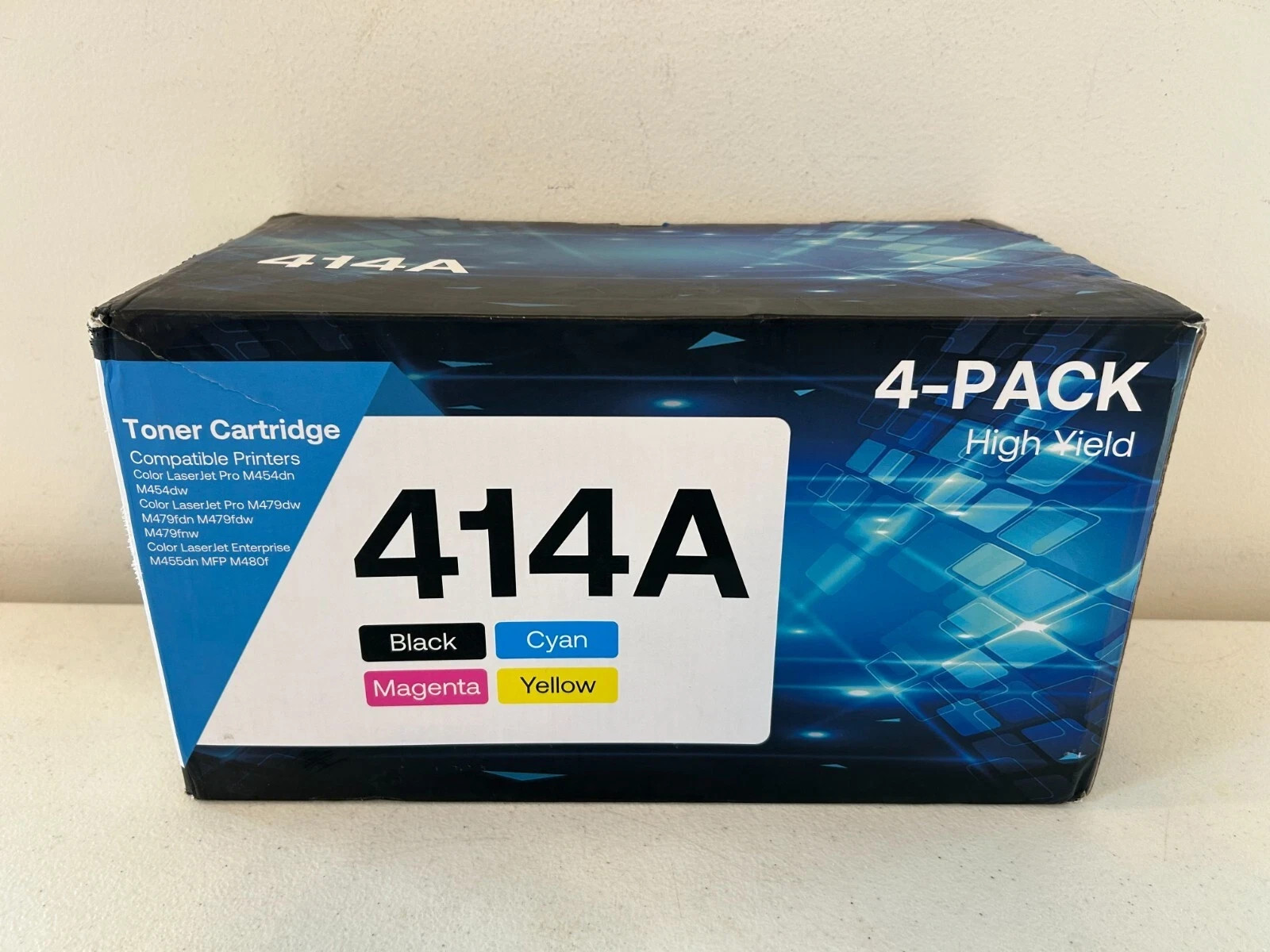 Kogain 414A Toner Cartridge BCMY 4-Pack Replacement HP LaserJet Pro Enterprise