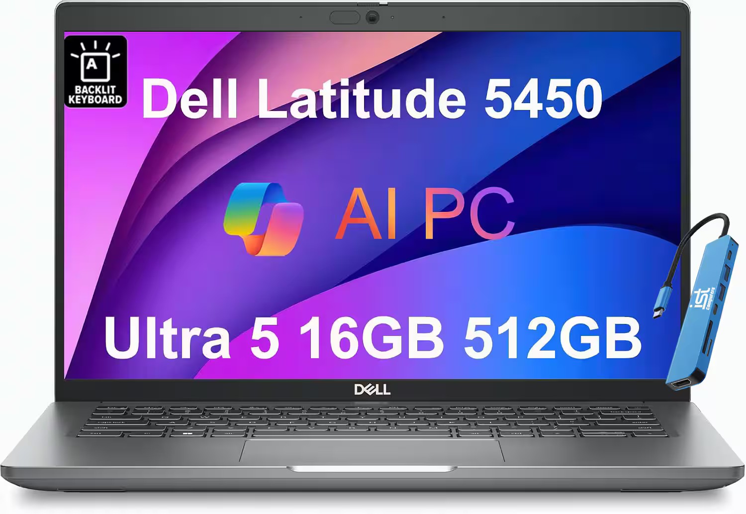 Dell - Upgraded - Latitude 5450 14 in FHD - Core Ultra 5 - 512GB SSD 16GB RAM