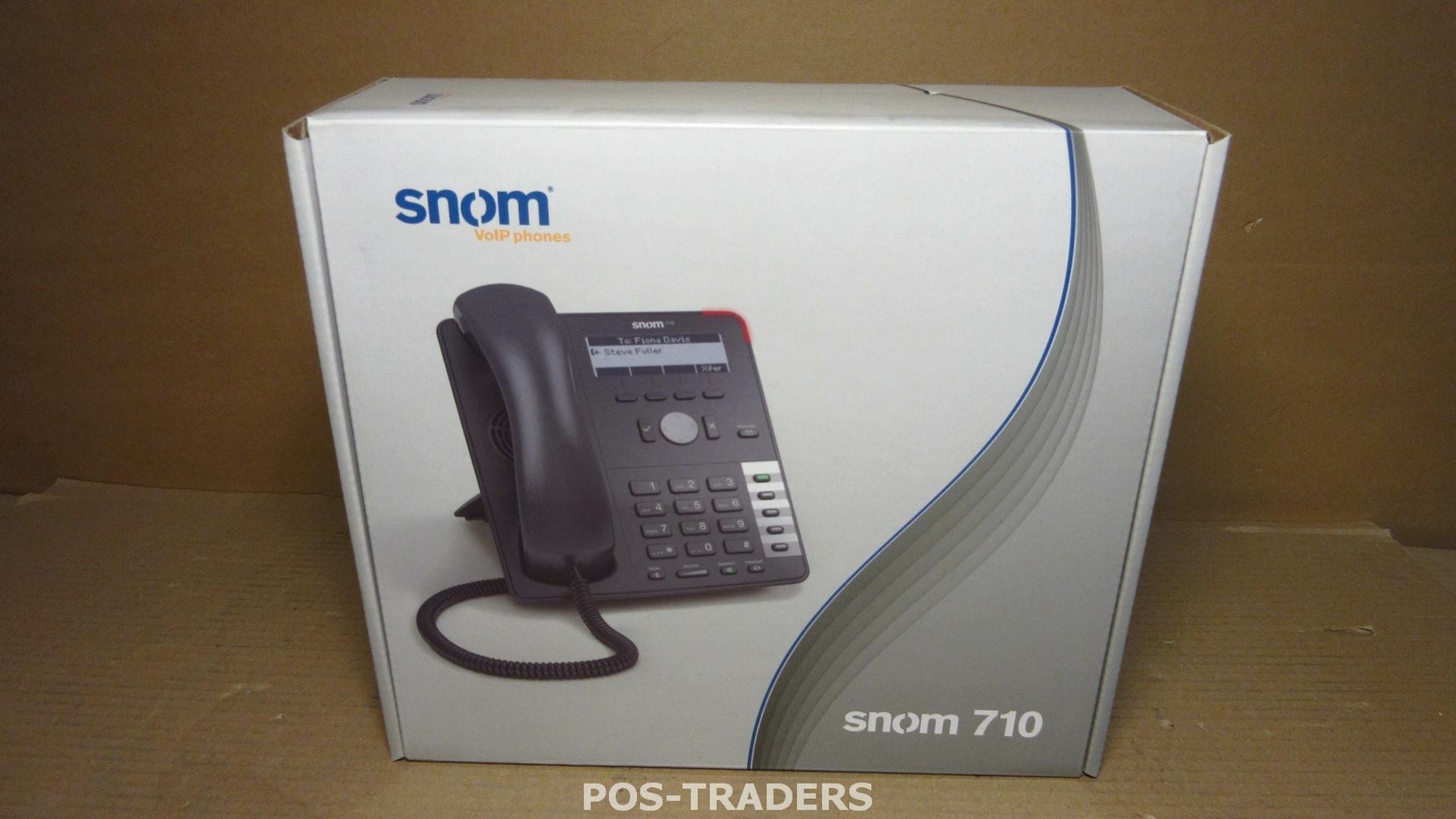 SNOM 710 Phone with 4 Line Display and POE VoIP SIP Wideband Telephone NEW NEW