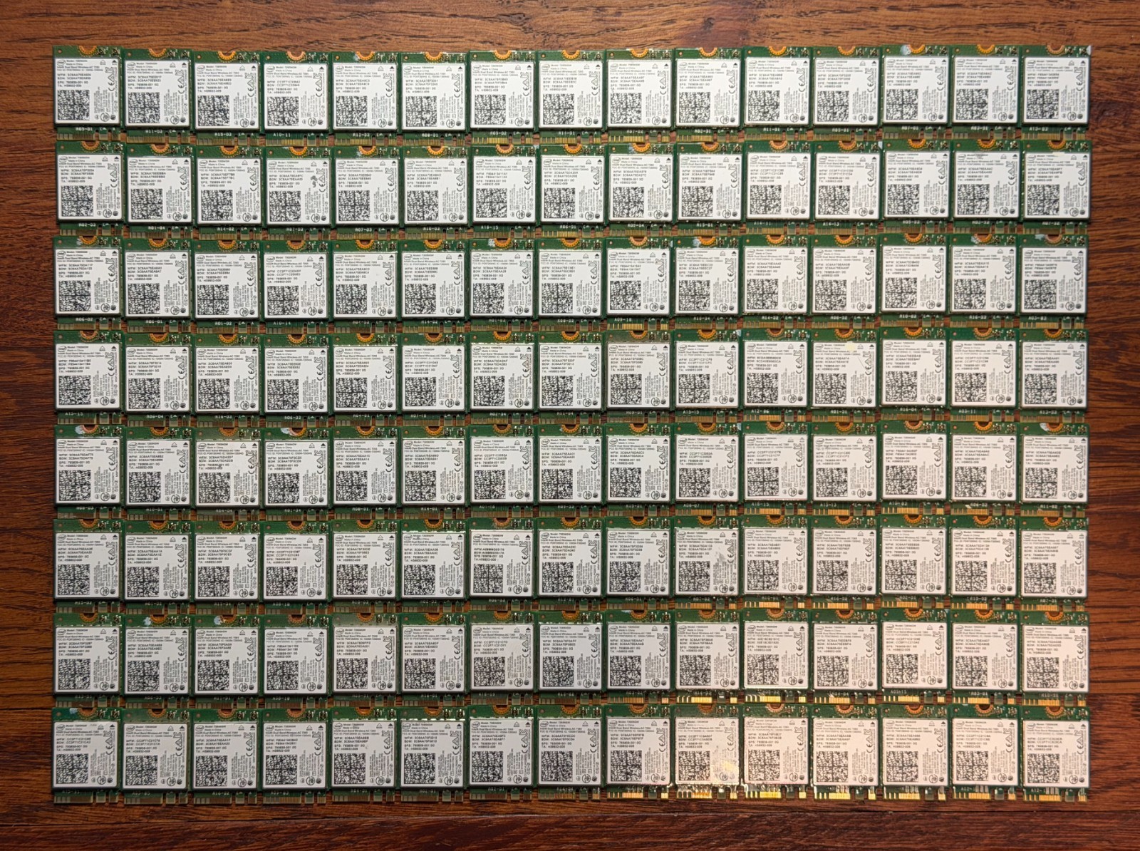 LOT OF 120 Intel 7265NGW Dual Band Wireless-AC 7265 Wi-Fi Card M.2