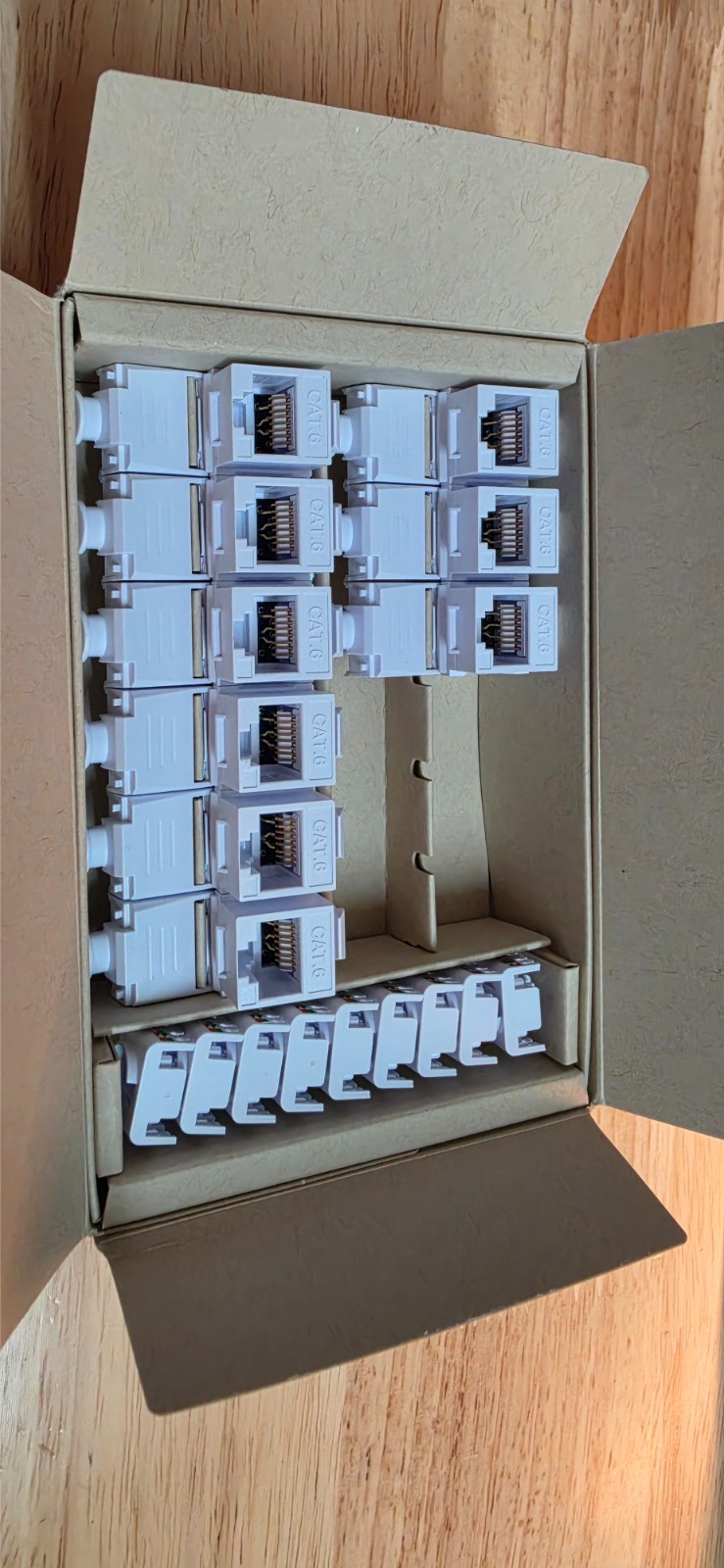 9x UniFi Cat6 Keystone Jack