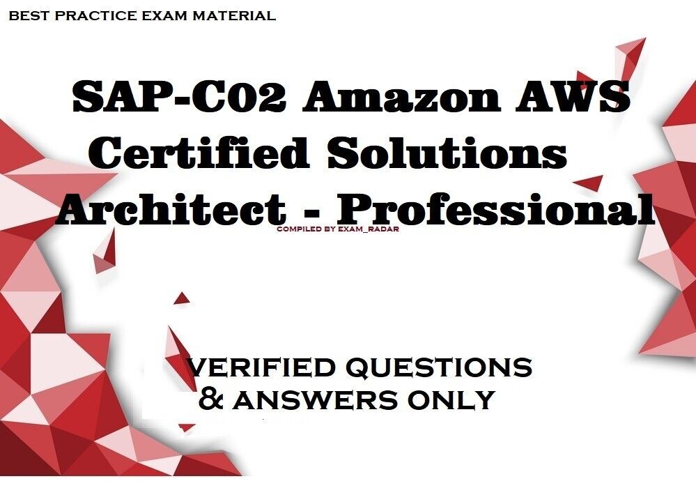 SAP-C02 Amazon AWS Certified Solutions Architect - Professional exam dumps
