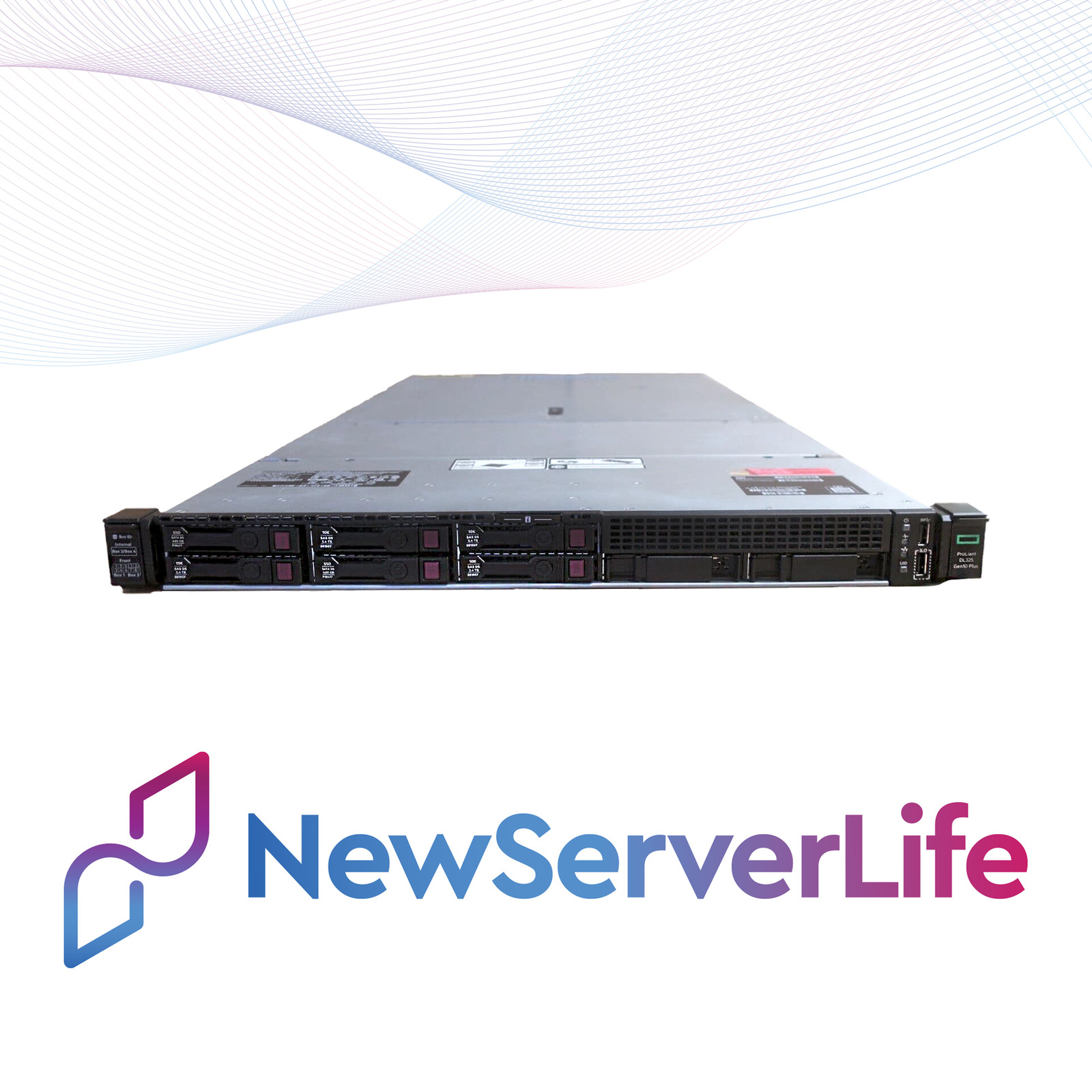 HPE DL325 Gen10 PLUS 8SFF 1x AMD EPYC 7702P 64GB P408i-a 2x 25Gb SFP28