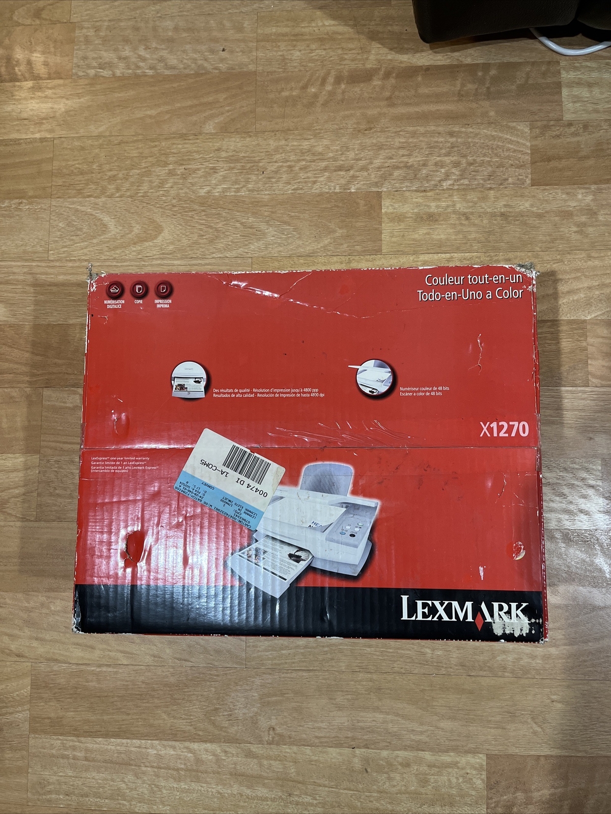 NEW Lexmark X1270 Color All-In-One Printer Scanner Copier, Brand New