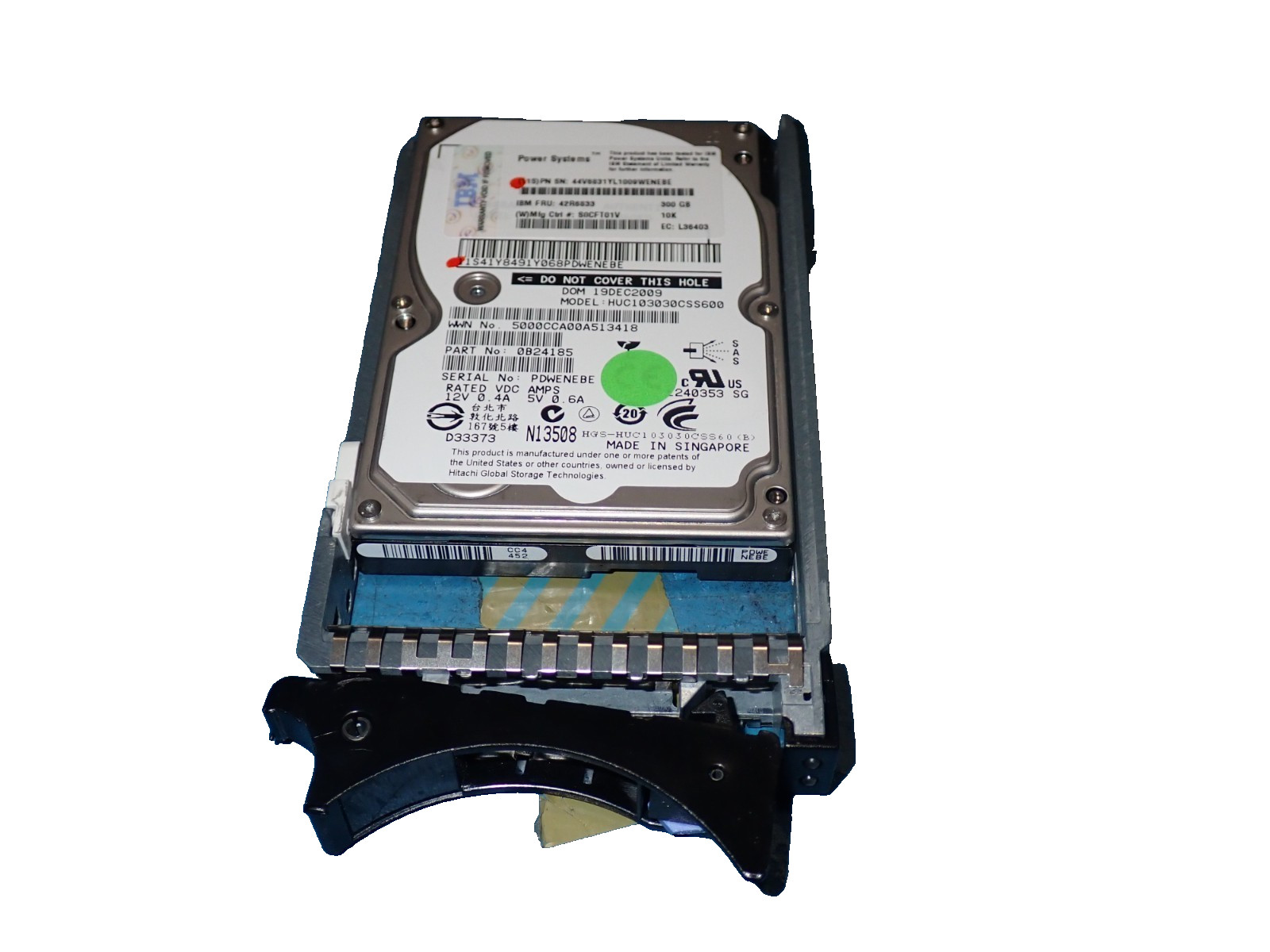 IBM 42R6833 HDD 10K RPM SAS SFF-1 2.5 (AIX) Internal Hard Disk Drive
