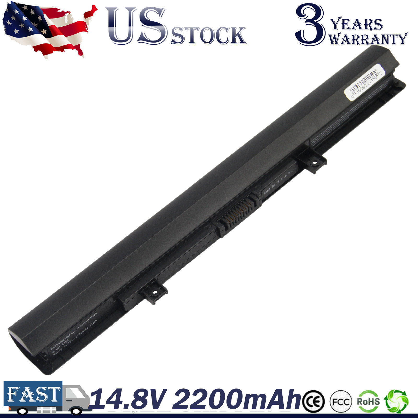 Laptop Battery 4Cells for TOSHIBA satellite e45-b4200 PA5195U-1BRS PA5185U-1BRS 