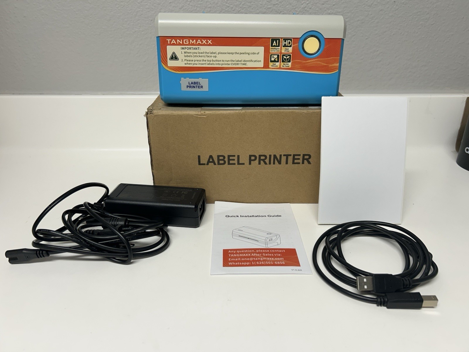 Tangmaxx 4x6 Thermal Shipping Label Printer Complete Bundle Kit
