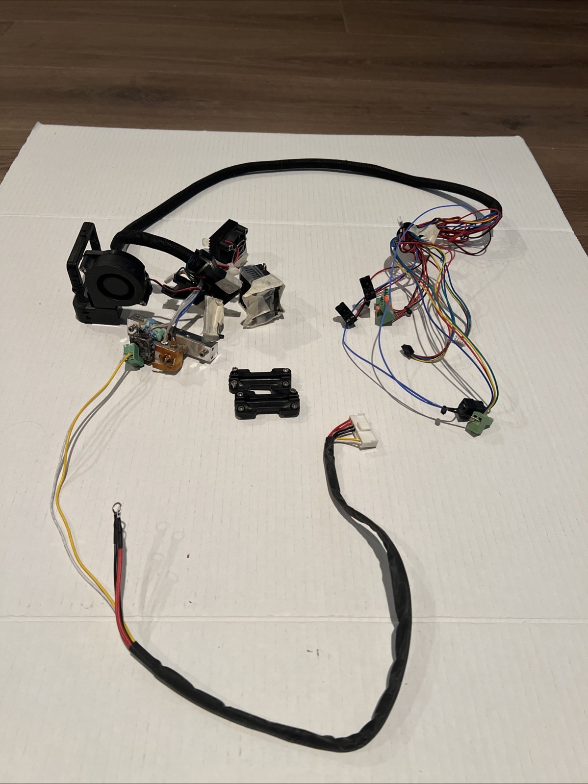 QIDI TECH Dual Extruder X Pro 3D Printer Harness,Fans,Heat Sync,Fasteners, READ.