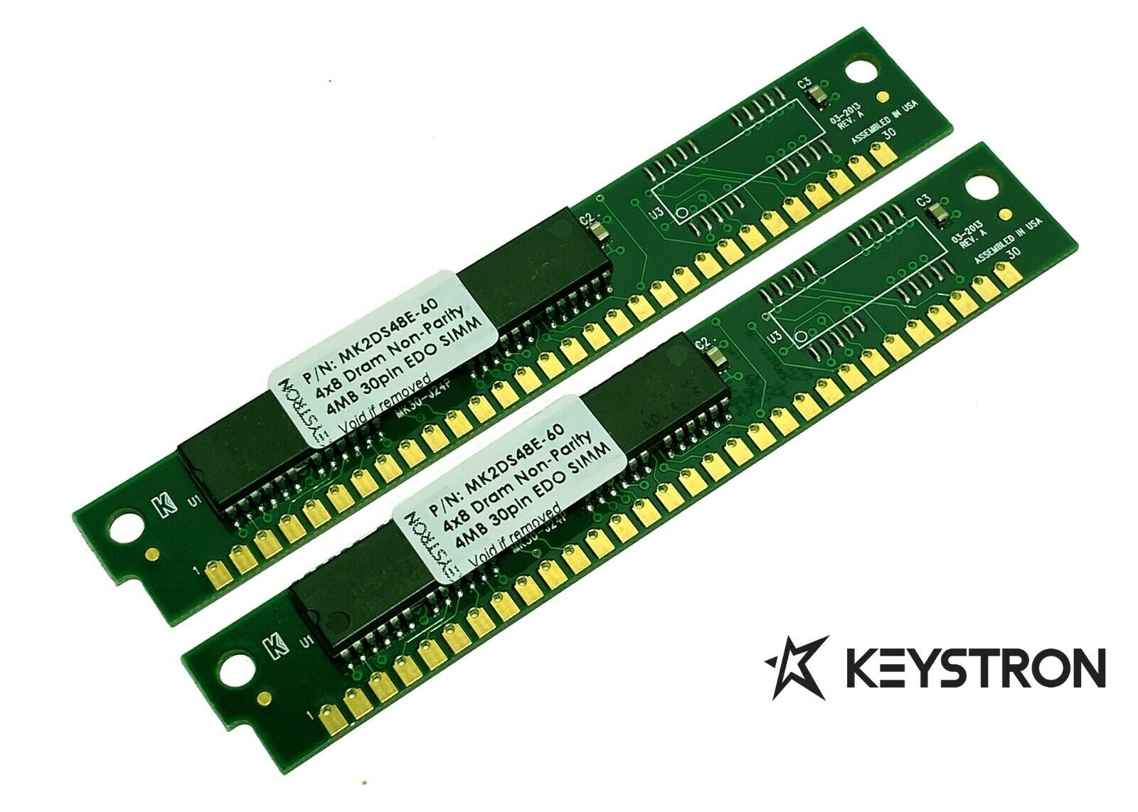 2x 4MB 8MB 30pin SIMMs RAM MEMORY non-parity 4x8 for Creative Labs AWE32