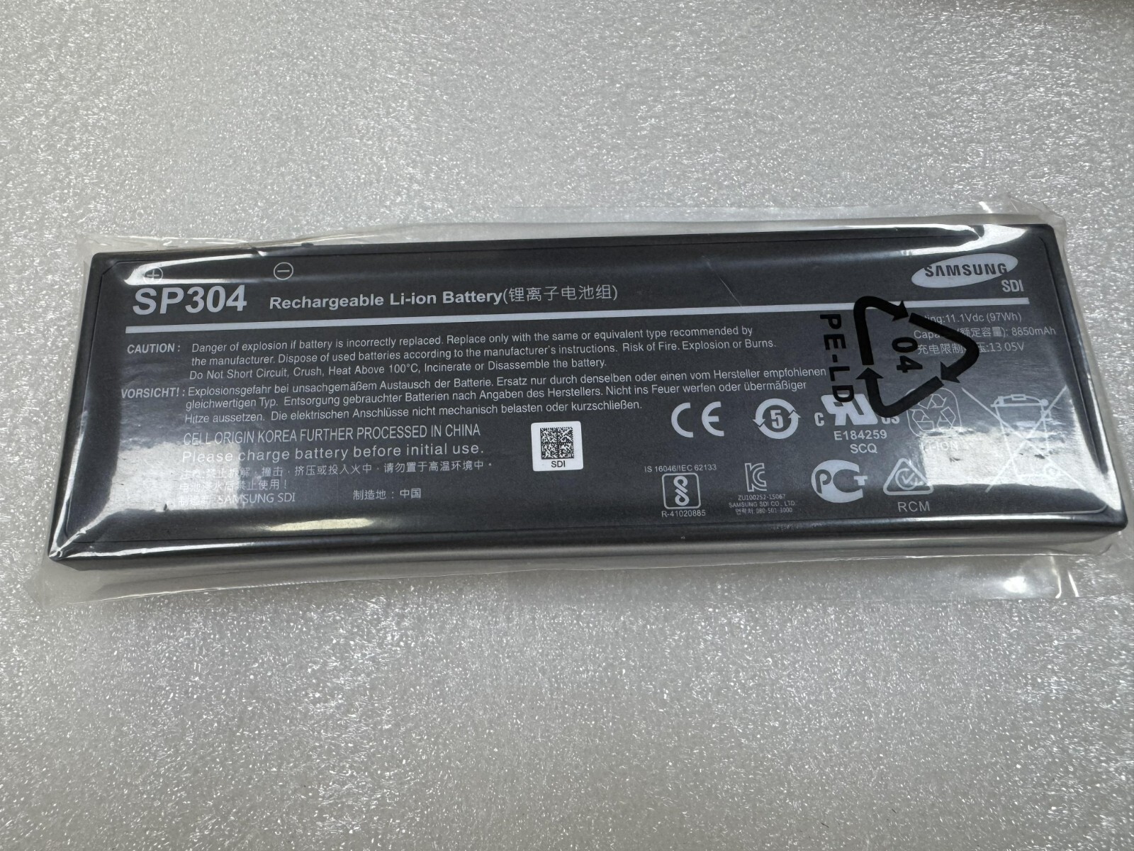 NEW for 11.1V 97Wh 8850mAh SP304 Battery For Siemens Simatic Field PG M4