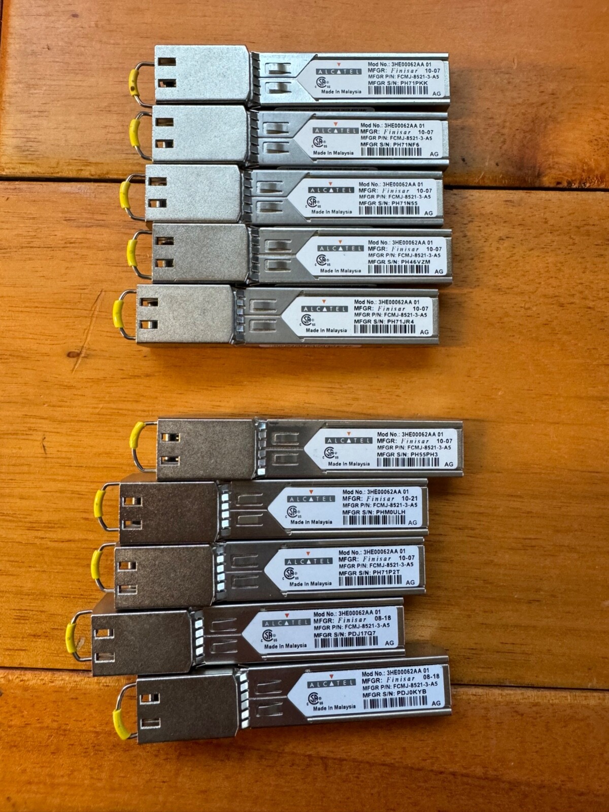 Finisar FCMJ-8521-3 Active Copper 1000Base-T SFP Transceiver 8xAvailable