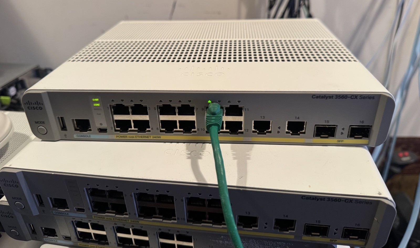 Cisco WS-C3560CX-12PC-S POE Switch | Tested Each Port IOS: 15.2(7)E14 Web Manage