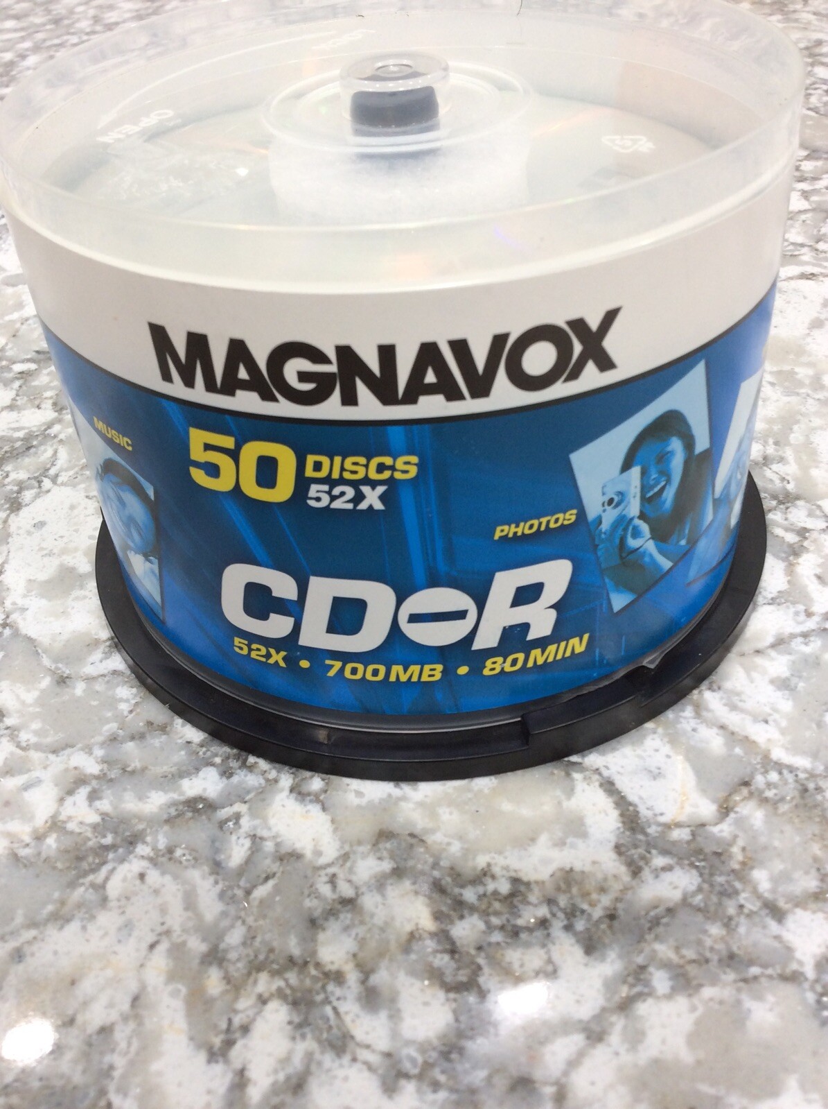 Magnavox CD-R Open Container 48 Discs 700 MB 80 Mins