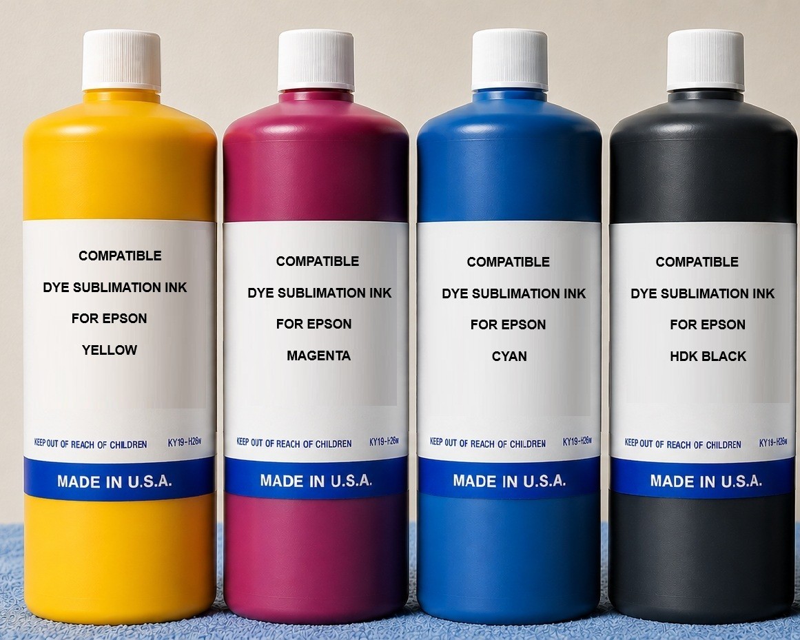 COMPATIBLE SUBLIMATION BULK INK REFILL EPSON SURECOLOR F570 F170 (4,000 ML) CYMK