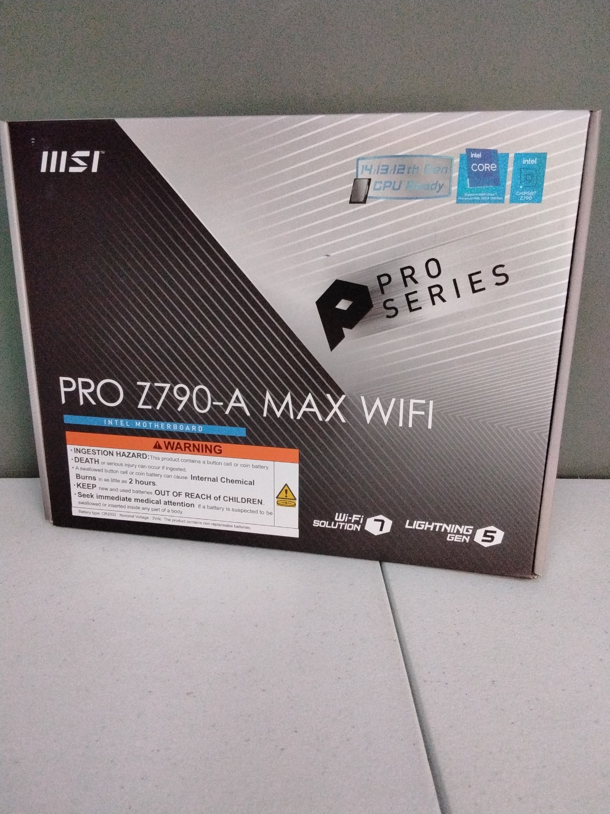 New MSI PRO Z790-A MAX WIFI Intel LGA1700 DDR5 Z790 Chipset ATX Motherboard NIB