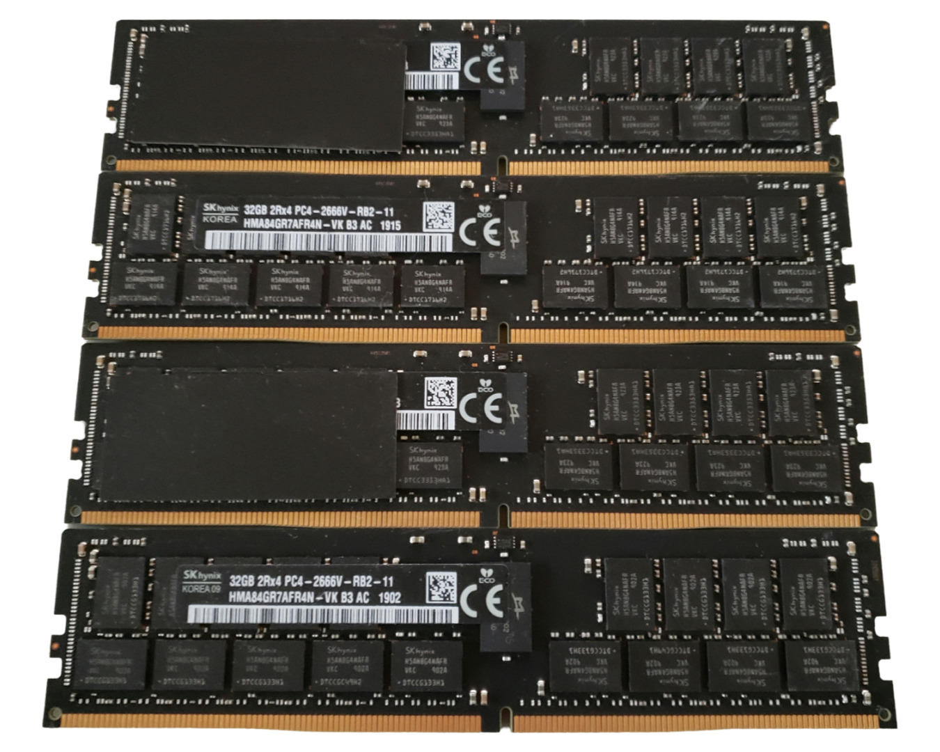 (4 Piece) SK Hynix HMA84GR7AFR4N-VK DDR4-2666v 128GB (4x32GB) Workstation RAM