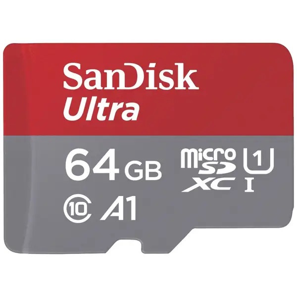 SanDisk SDSQUAB-064G-GN6TA microSDXC Ultra 64GB (140MB/s A1 Cl. 10 UHS-I) + Ada