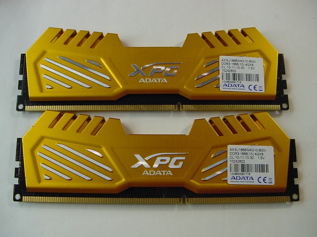 COMPUTER MEMORY - XPG ADATA AX3U1866W4G10-BGV  1866 1.5V DDR3