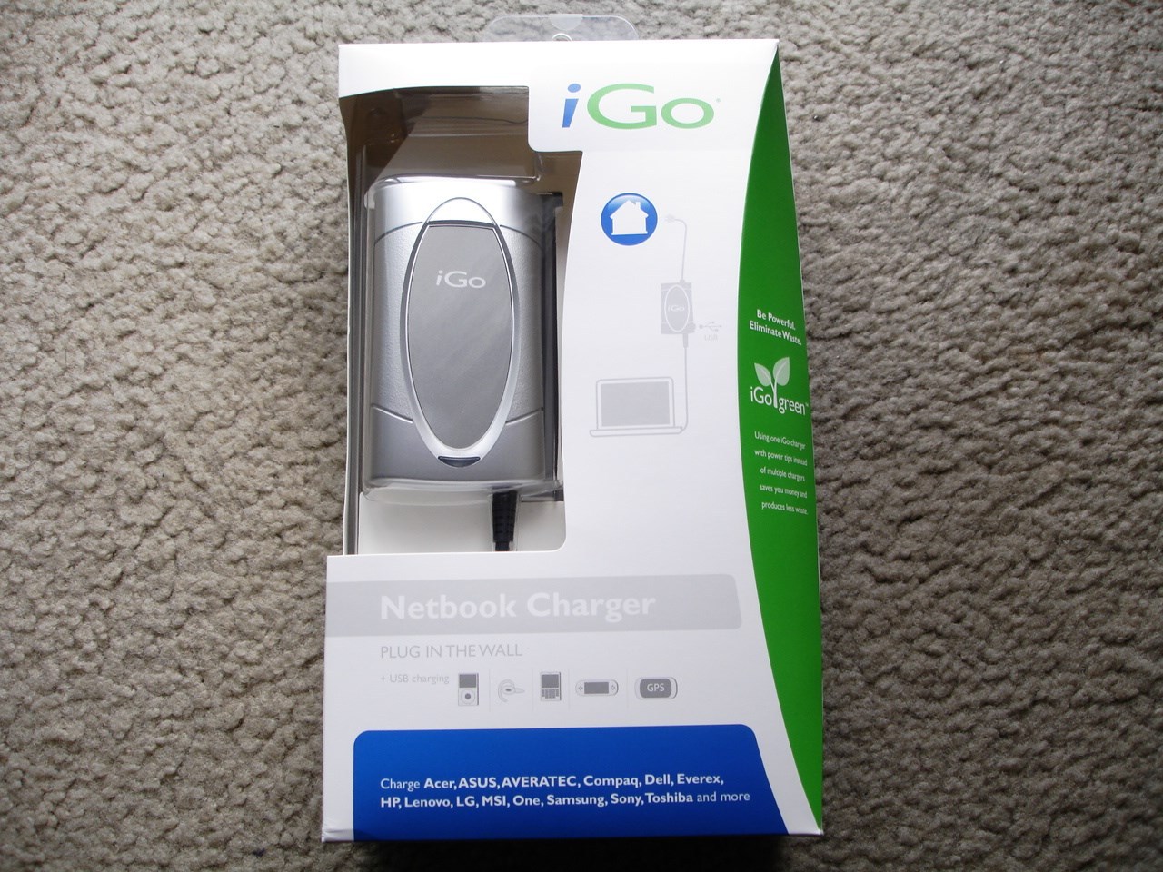Brand New iGo Universal Netbook AC/DC Power Charger (PS00127-0001)