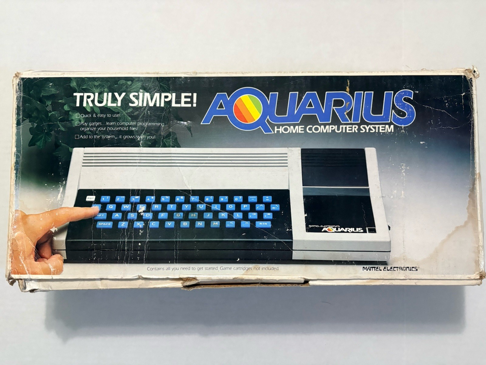 *VINTAGE*  AQUARIUS Home Computer System ~ Mattel 1982 Model 5931