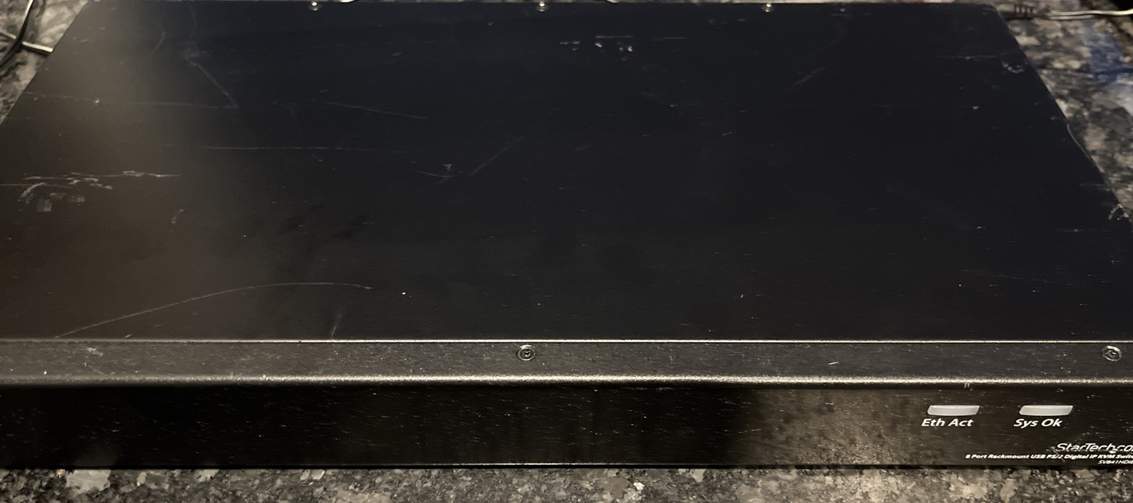 StarTech SV841HDIE 8-Port rackmount USB PS/2 digital IP KVM Switch. PRE-OWNED